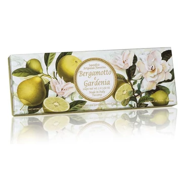 3x100g bergamott gardénia szappan készletben - SA Fiorentino