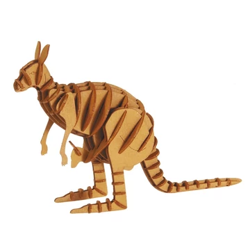 3D papírmakett kenguru