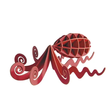 3D papírmakett polip