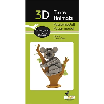 3D papírmakett koala