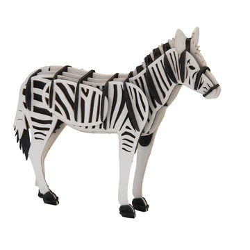 3D papírmakett zebra