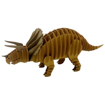 3D papírmakett triceratops dinoszaurusz
