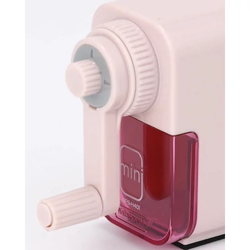 Asztali mini ceruzahegyező szürkés pink Nakabayashi