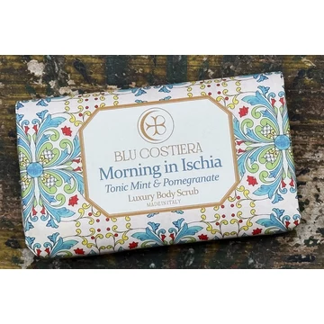 Morning in Ischia testápoló szappan hámlasztó részecskékkel 150g Blu Costiera