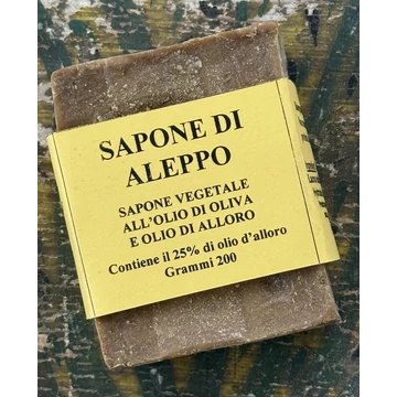 Aleppoi rusztikus szappan 25% babérolajjal 
