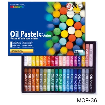 Olajpasztell készlet 36 szín Mungyo