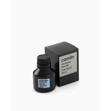Töltőtoll tinta 60ml Fekete Camlin