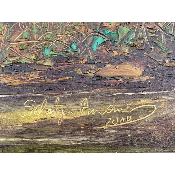Sebestyén András Erdő akril festmény 60x80cm