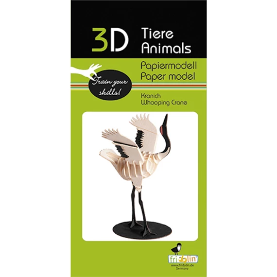 3D papírmakett daru