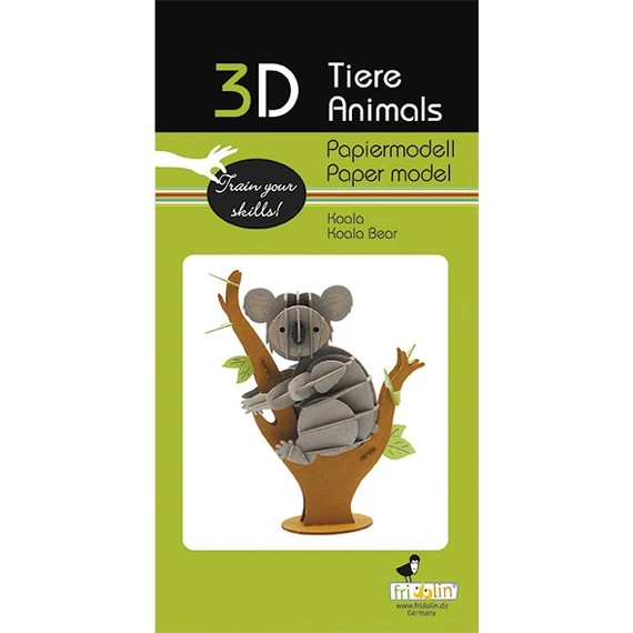 3D papírmakett koala