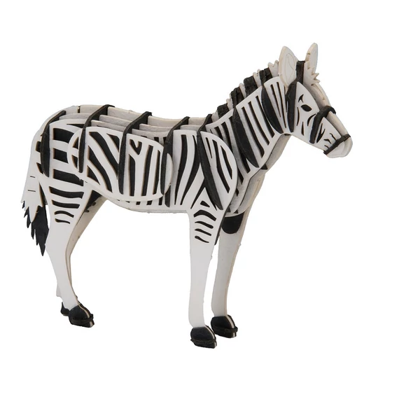 3D papírmakett zebra