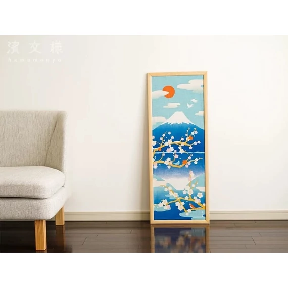 Japán törölköző Fuji kék