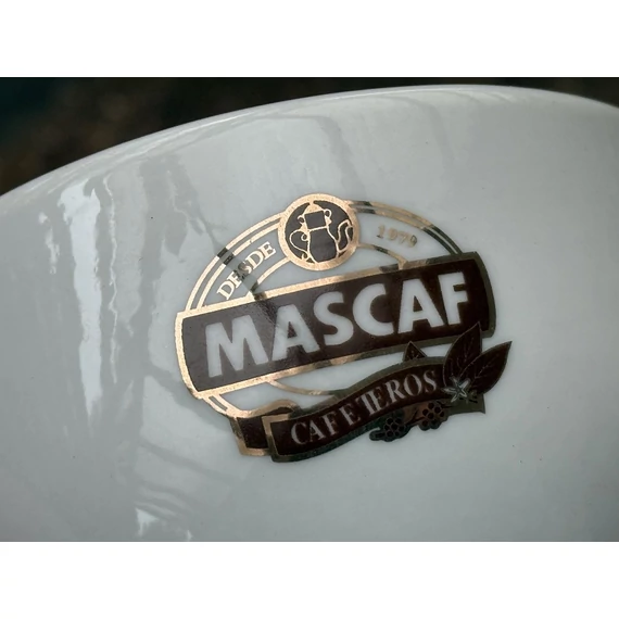 Porcelán mokkás csésze Mascaf logoval