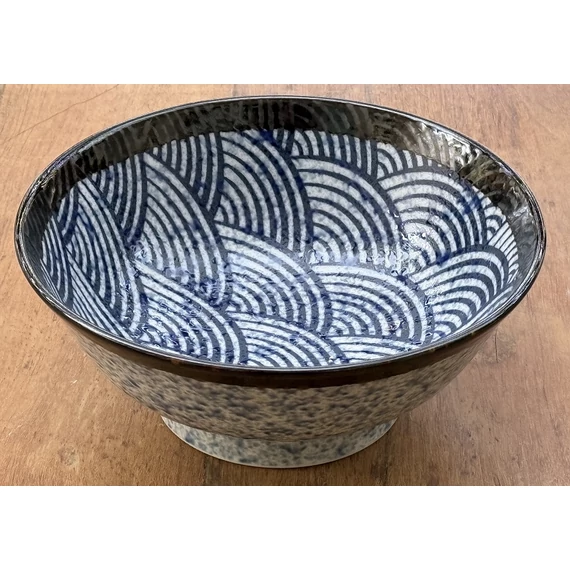 Eredeti japán porcelán ramen tál No1. 22cm átmérő