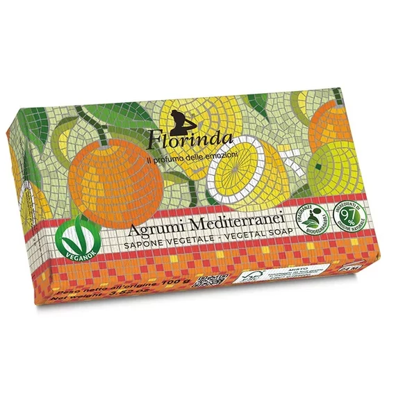 Florinda mozaik szappan mediterrán citrus 100g