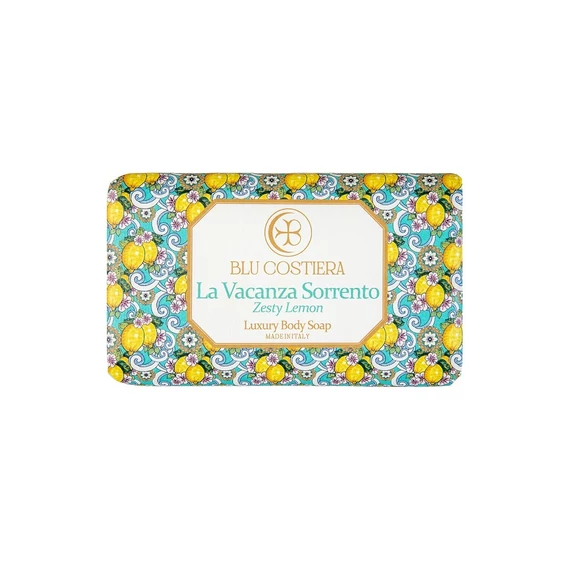 La Vacanza Sorrento friss citromos testápoló szappan 150g Blu Costiera