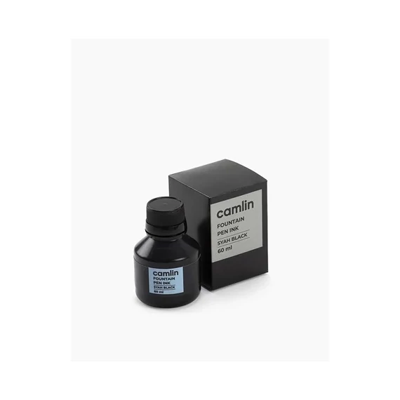 Töltőtoll tinta 60ml Fekete Camlin