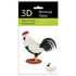 3D papírmakett kakas