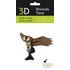 3D papírmakett bagoly egérrel