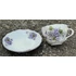 Ibolya mintás porcelán teáscsésze + alj